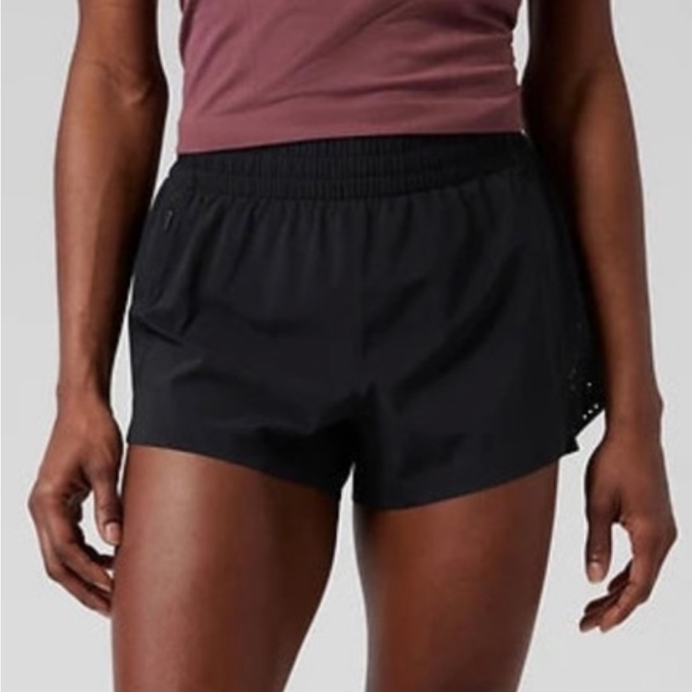 Black size xs athleta brand hustle shorts